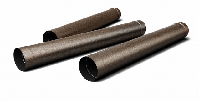 Модуль дымохода TMF СУПЕР ф115 1м 1мм черная бронза