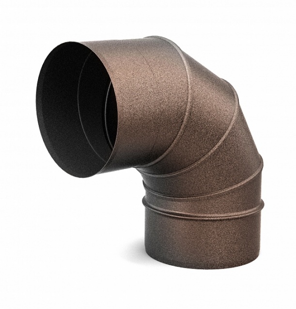 Отвод 90 TMF СУПЕР ф150 0,8мм, черная бронза